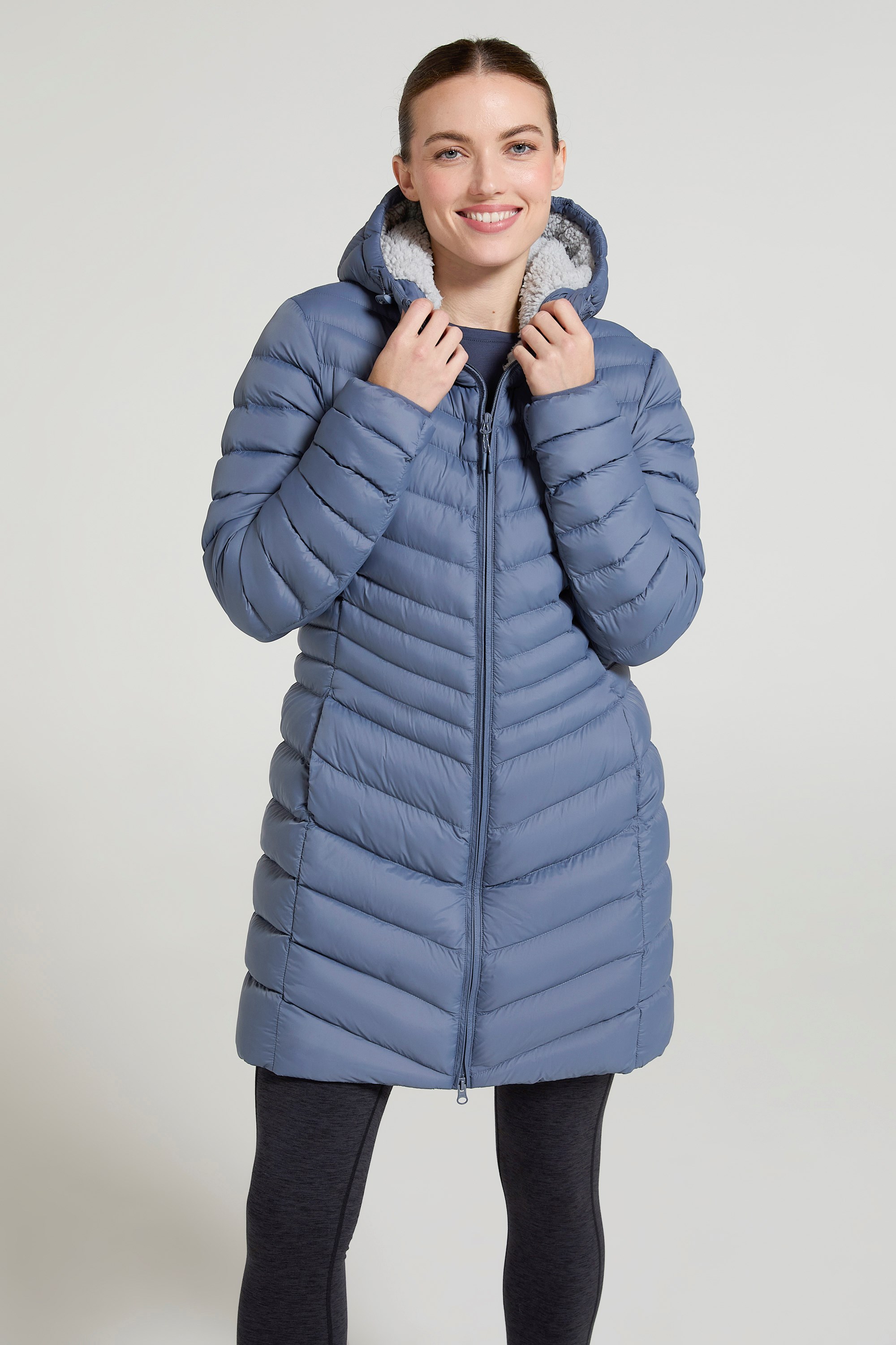 Florence long printed padded jacket deals