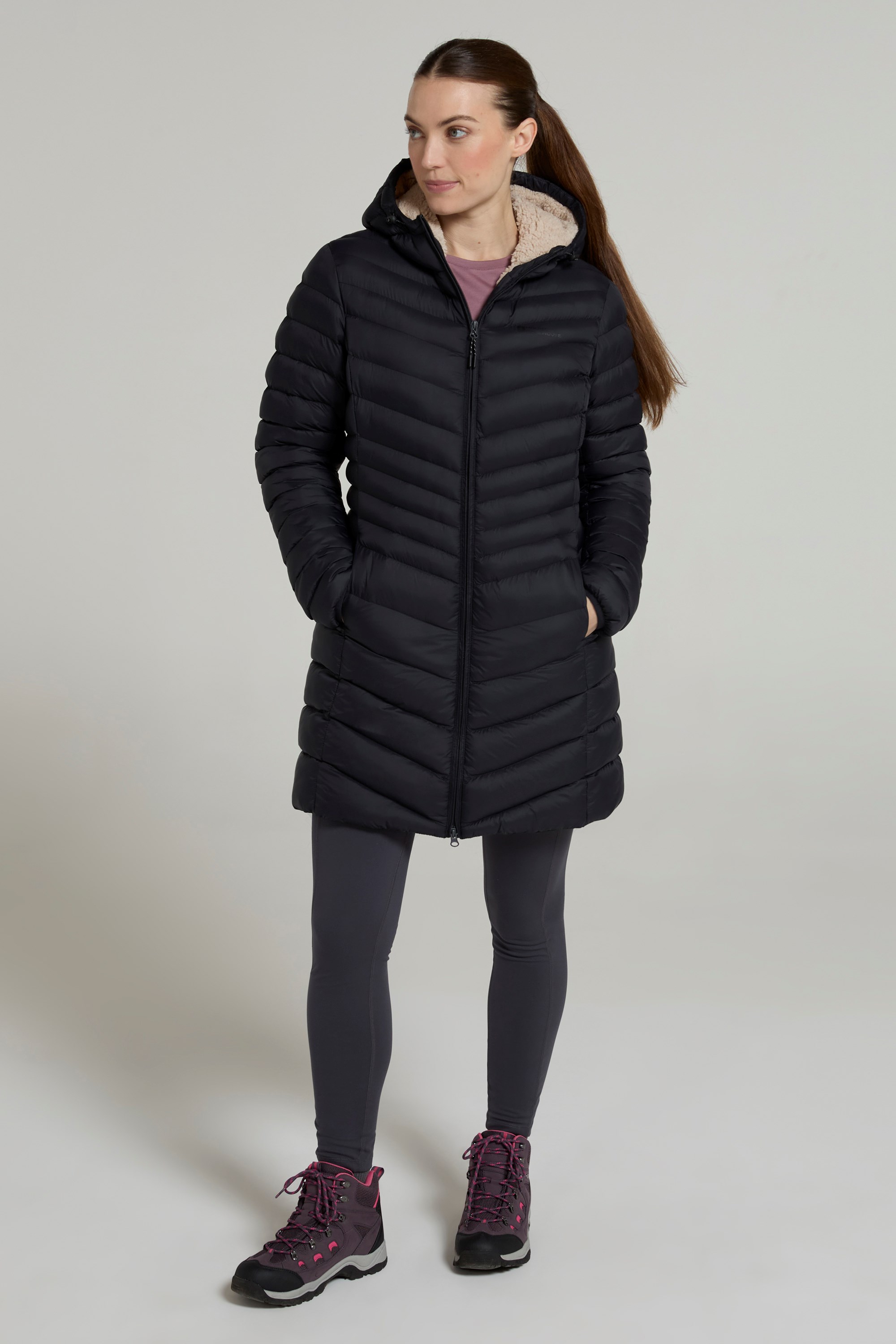 Florence Womens Fur Lined Insulated Jacket Mountain Warehouse CA
