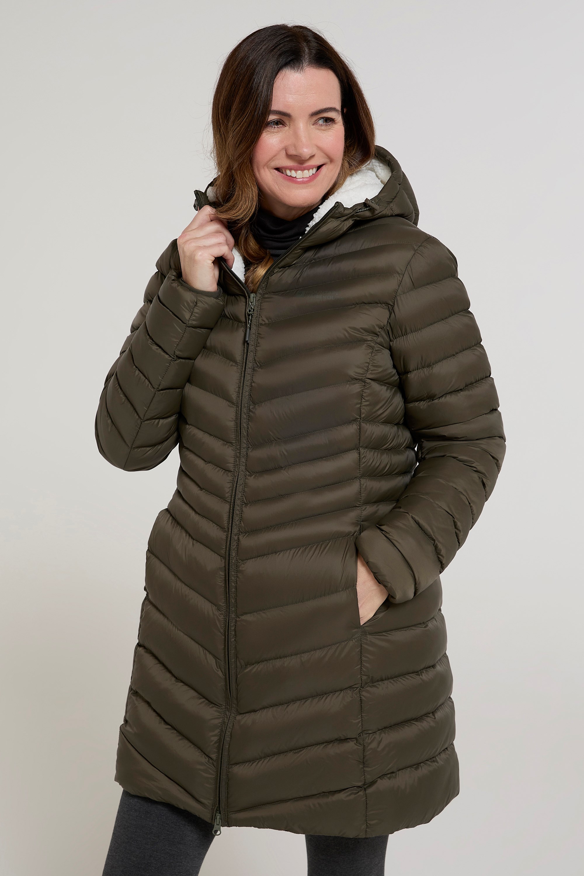 Florence Womens Fur Lined Padded Jacket Mountain Warehouse EU