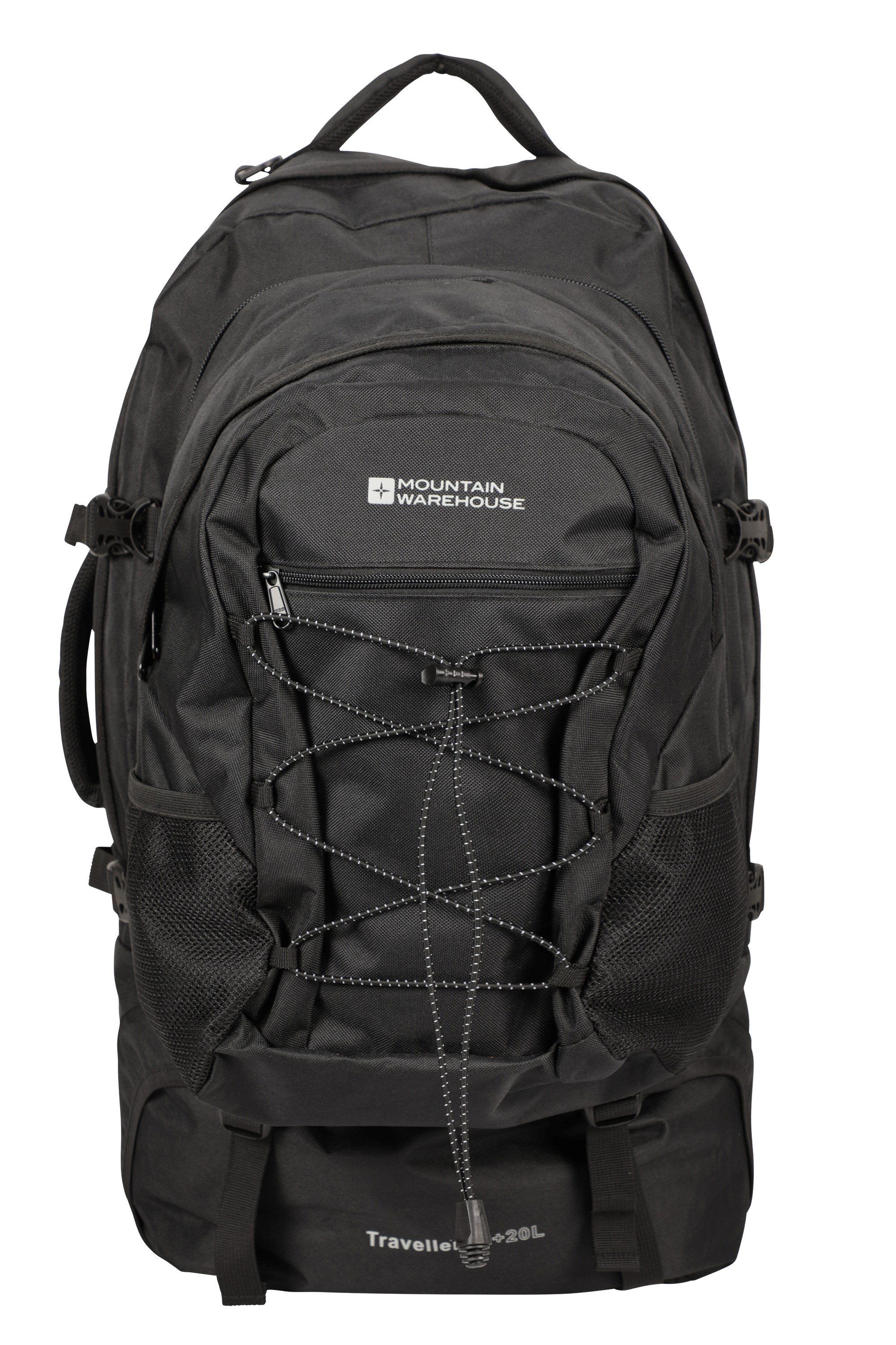 Mountain Warehouse Traveller 60L 20L Backpack - Black | Size One