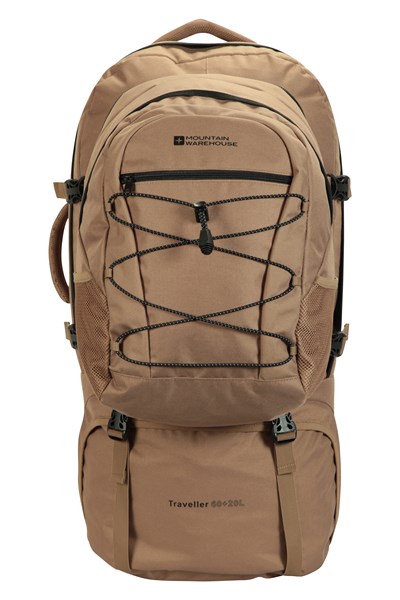 Traveller 60L 20L Backpack - Brown
