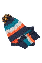 Ensemble d'accessoires d'hiver en tricot épais Enfant