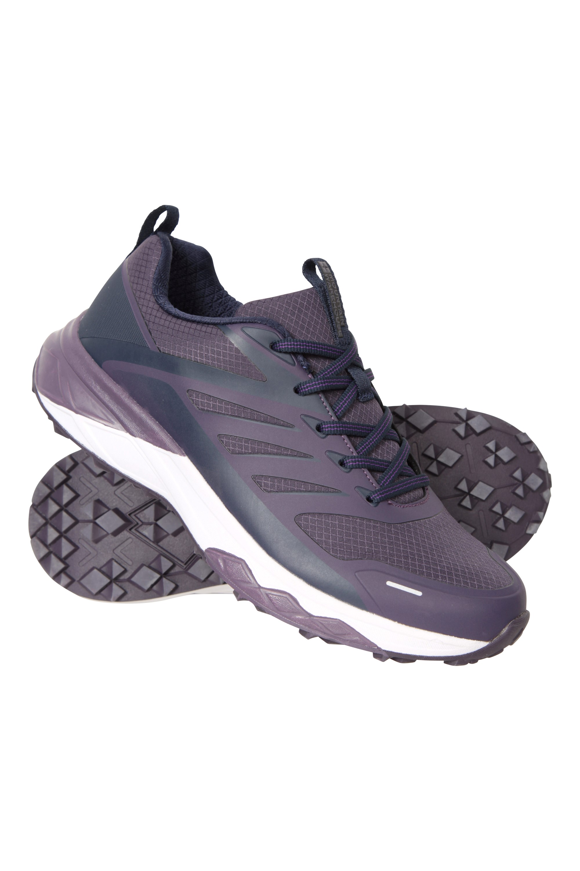 fleet damskie buty do biegania z materiałów z recyklingu - purple
