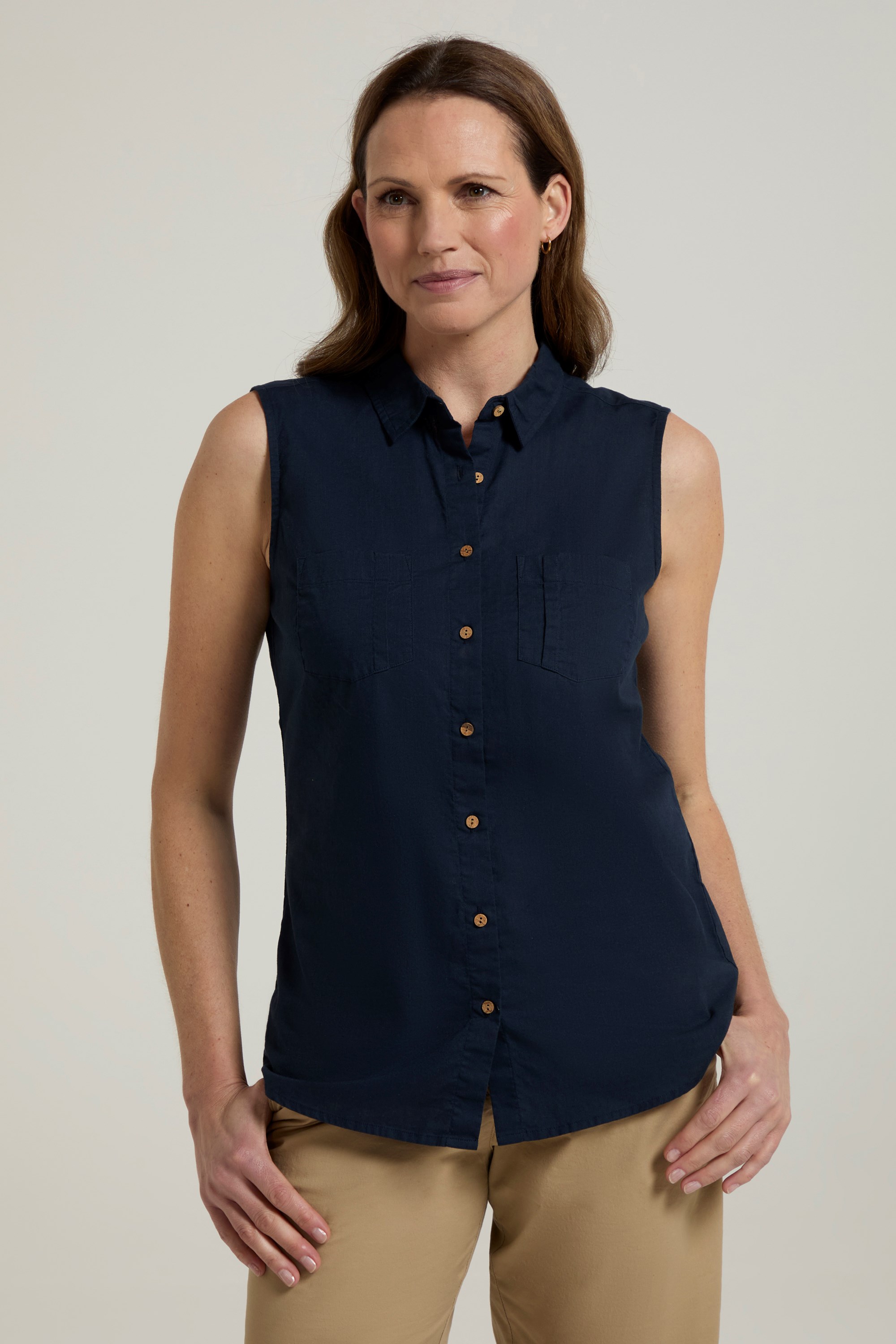 Coconut Sleeveless Womens Shirt