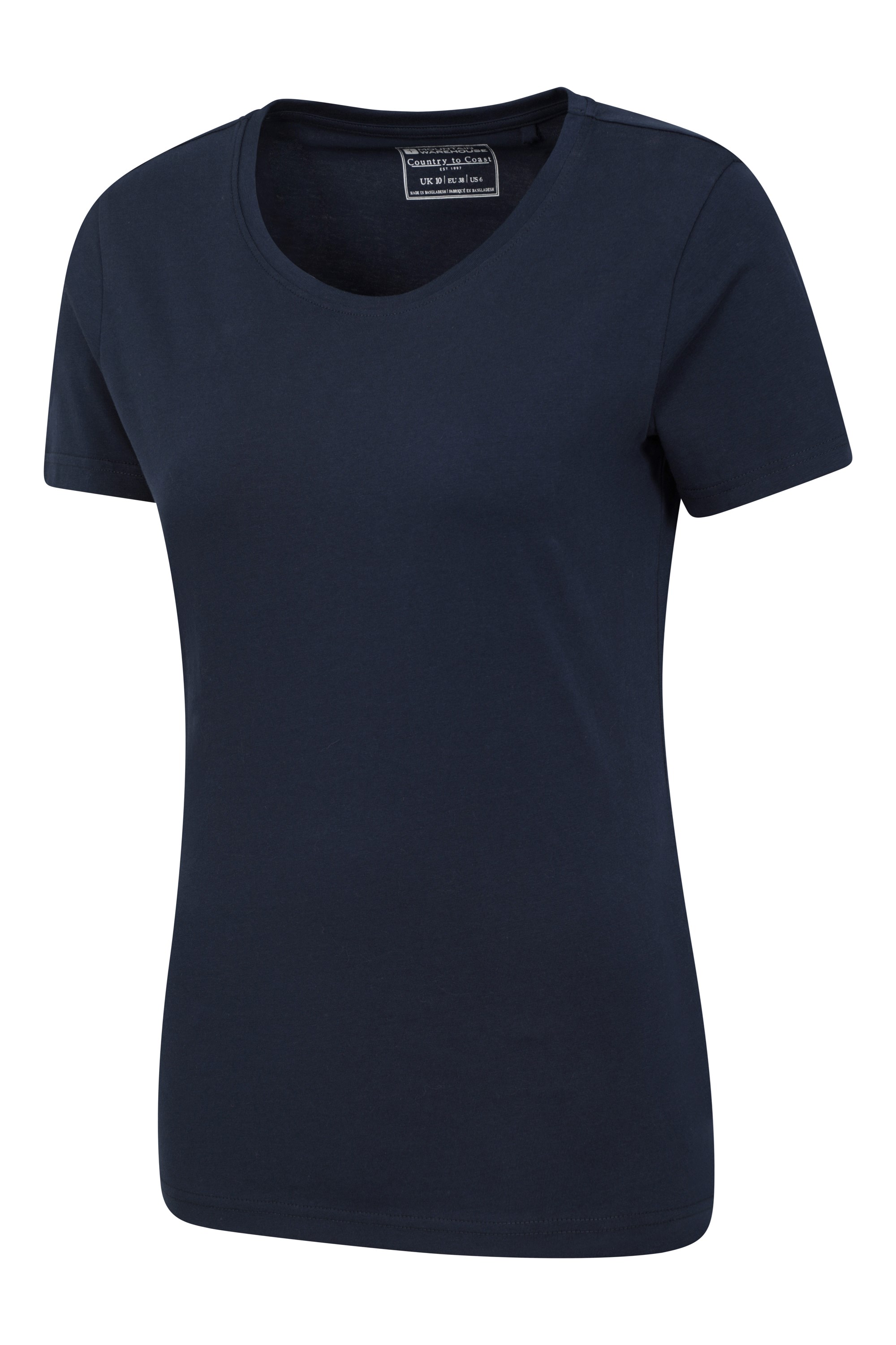 Women's Fitted T-Shirt Ladies Round Neck (size:1X- 17.5 Chest