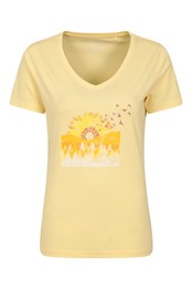 Sunflower Womens Printed T-Shirt Lemon