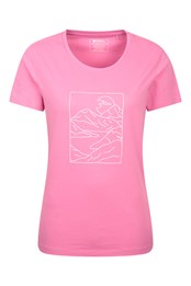 Valley camiseta holgada orgánica para mujer Rosa