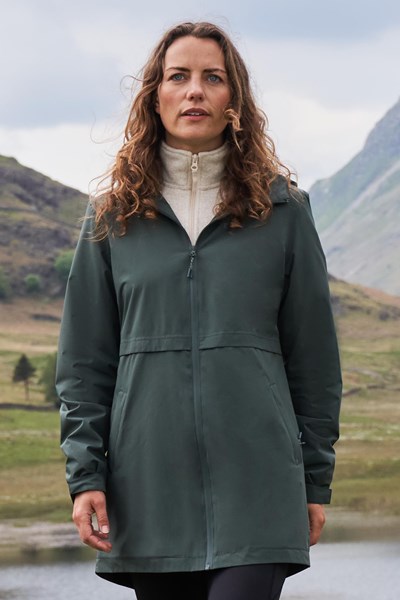 Hilltop II Womens Waterproof Jacket - Green