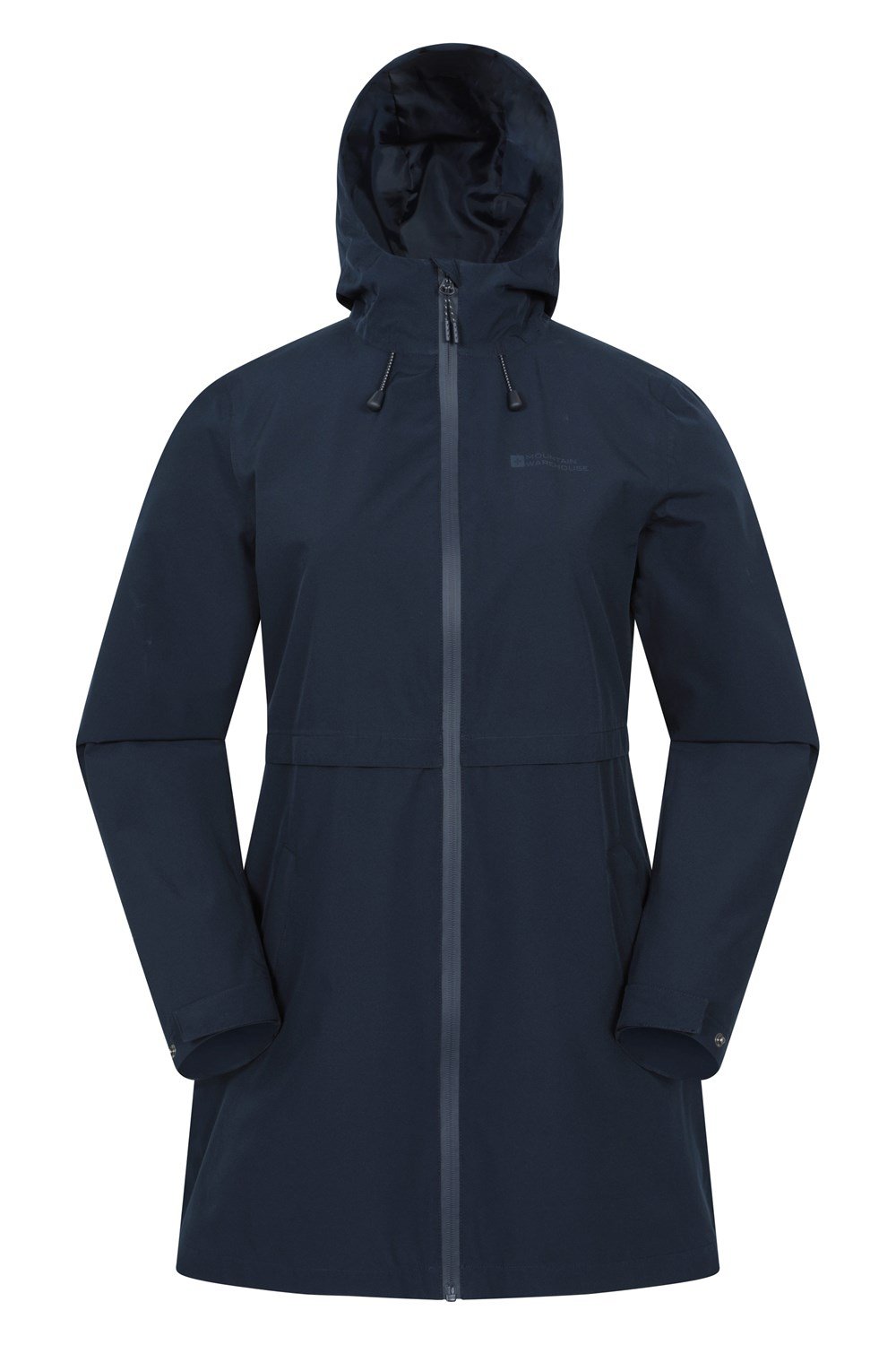 Mountain Warehouse Hilltop II Women's Waterproof Jacket Ladies Hooded Zip Coat