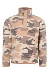Woodland Kids Pullover Fleece Camouflage
