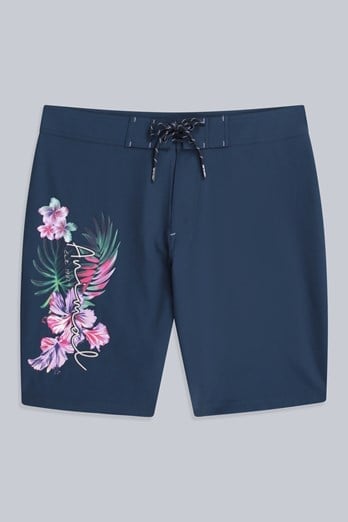 Nora Womens Classic Boardshorts Dark Blue