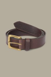 Turville Mens Leather Belt Brown