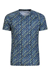 Endurance T-Shirt De Sport Imprimé Homme Bleu Marine