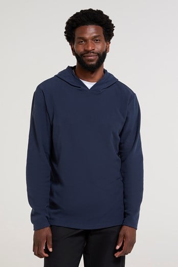 Mountain Essentials Mens Fleece Hoodie Navy