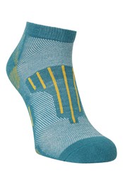 Merino Gepolsterte Herren Knöchelsocken Petrol