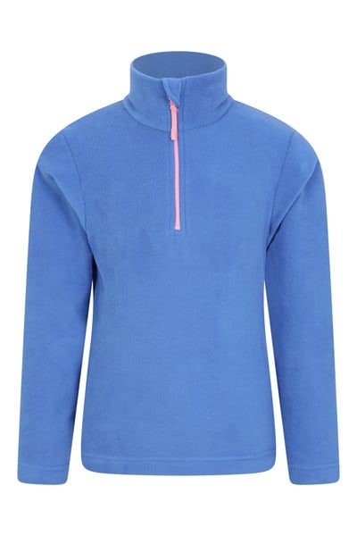 Camber II Kids Half-Zip Fleece - Blue