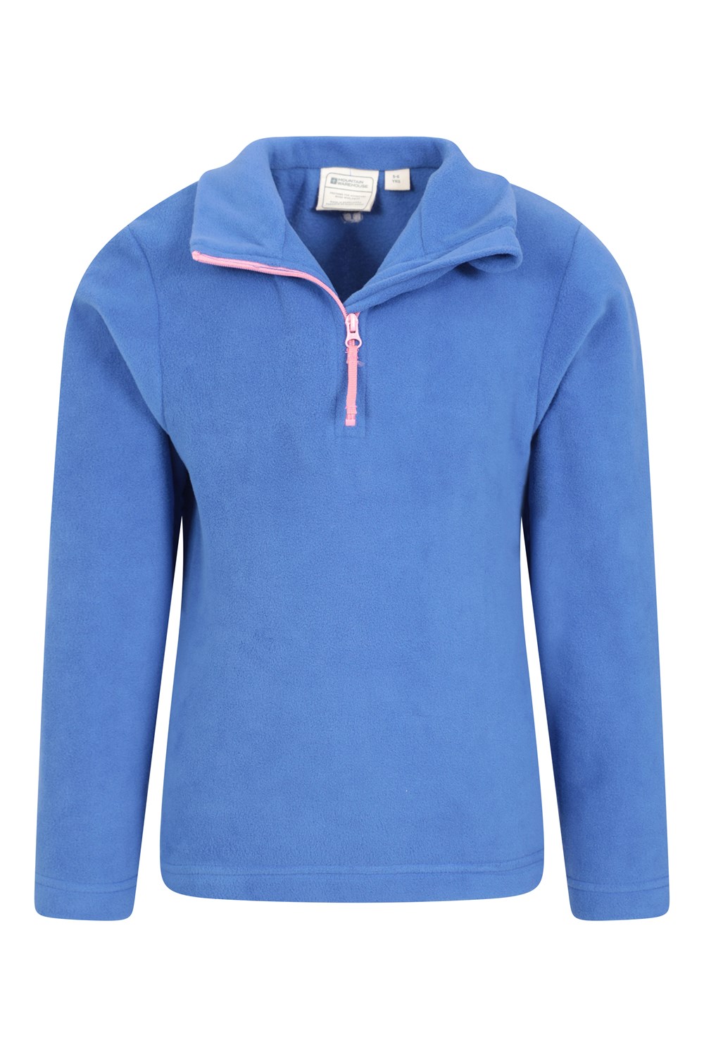 Mountain Warehouse Camber Kids Fleece Jacket Soft Lightweight Anti Pill