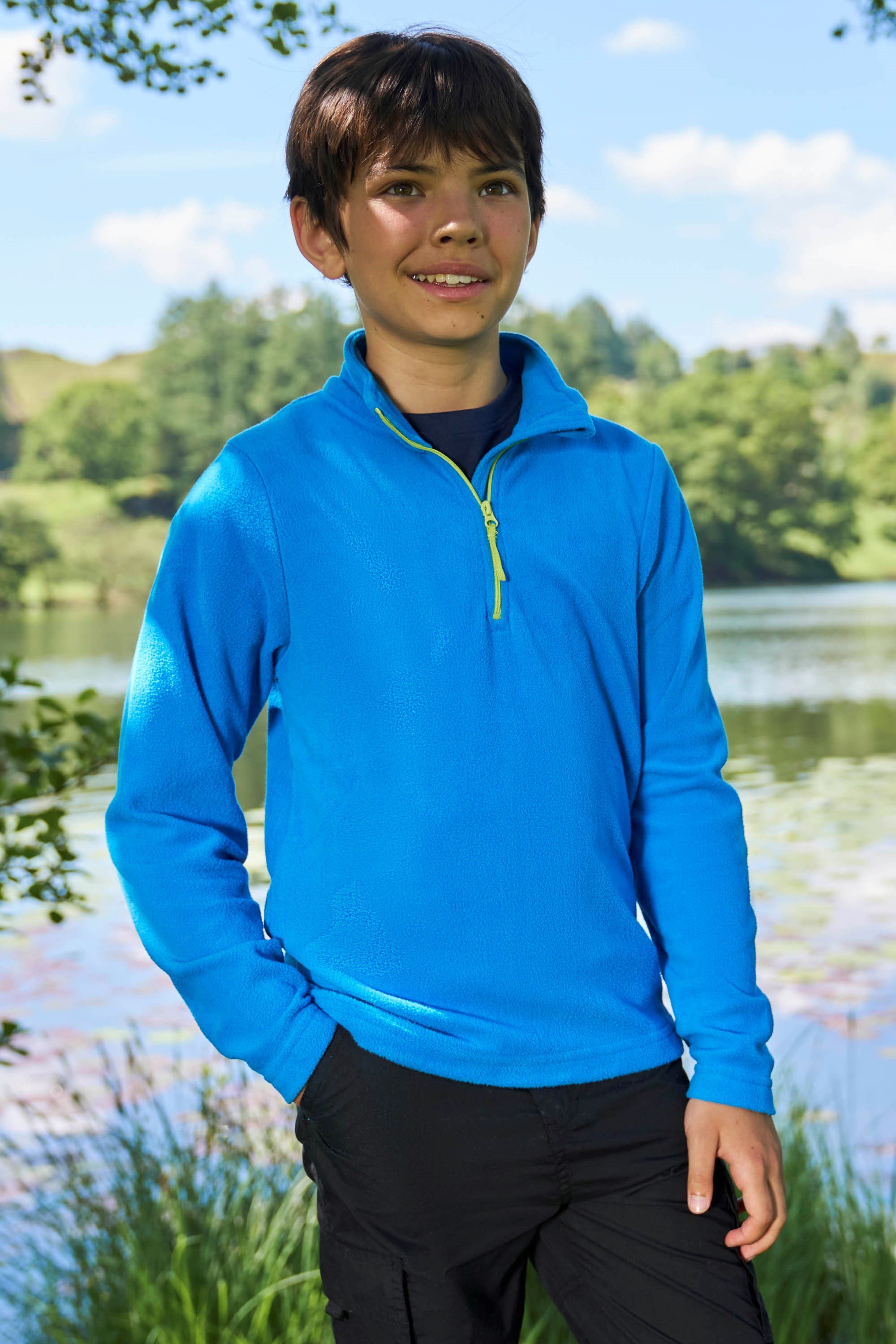 Camber II Kids Half-Zip Fleece - Blue