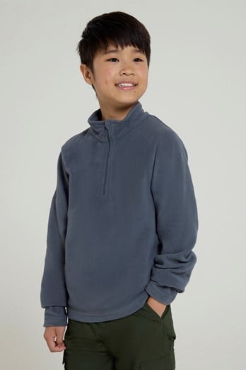 Camber II Kids Half-Zip Fleece Grey