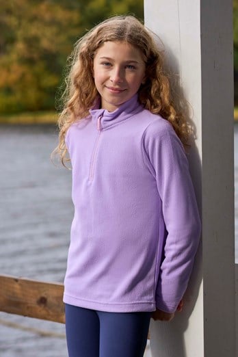 Camber II Kids Half-Zip Fleece Lilac