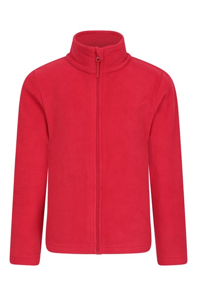 Camber II Kids Full-Zip Fleece - Dark Red