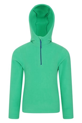 Camber II Kids Fleece Hoodie Dark Green
