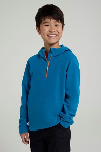 Camber II Kids Fleece Hoodie Petrol