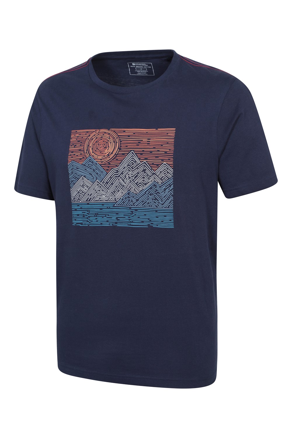 Mountain Warehouse Men's Tidal Wave T-Shirt Cotton Tee Short Sleeve Top - Picture 22 of 31