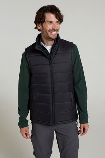 Mountain Essentials Mens Padded Gilet Black