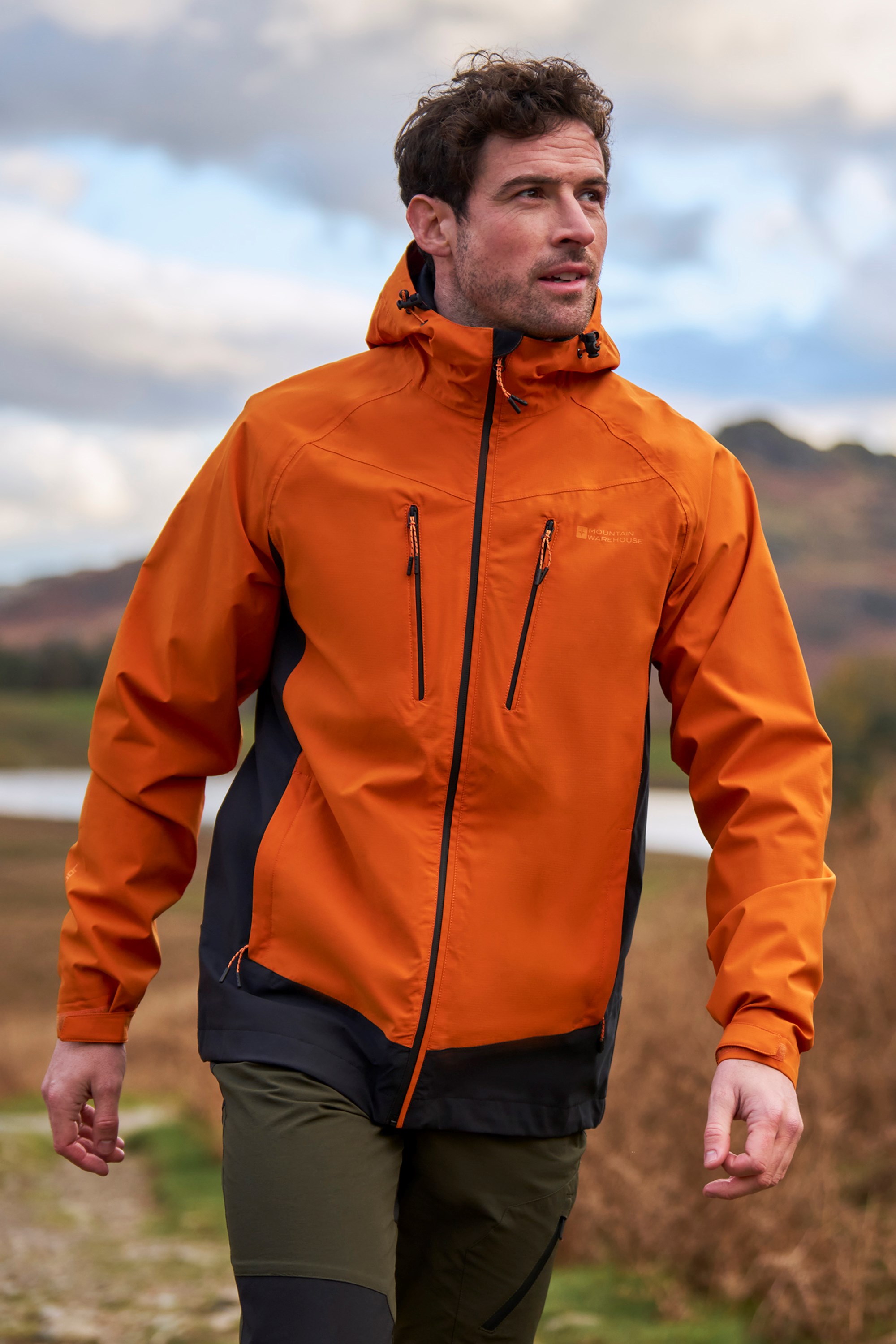 Mountain warehouse orange jacket clearance