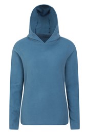 Mountain Essentials Damen Fleece-Kapuzenpullover Blau