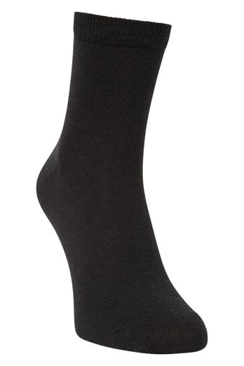 Merino Mens Quarter Length Sock Black