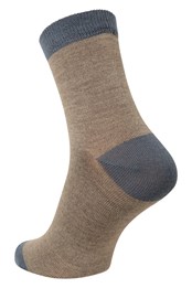 Merino Mens Quarter Length Sock Khaki