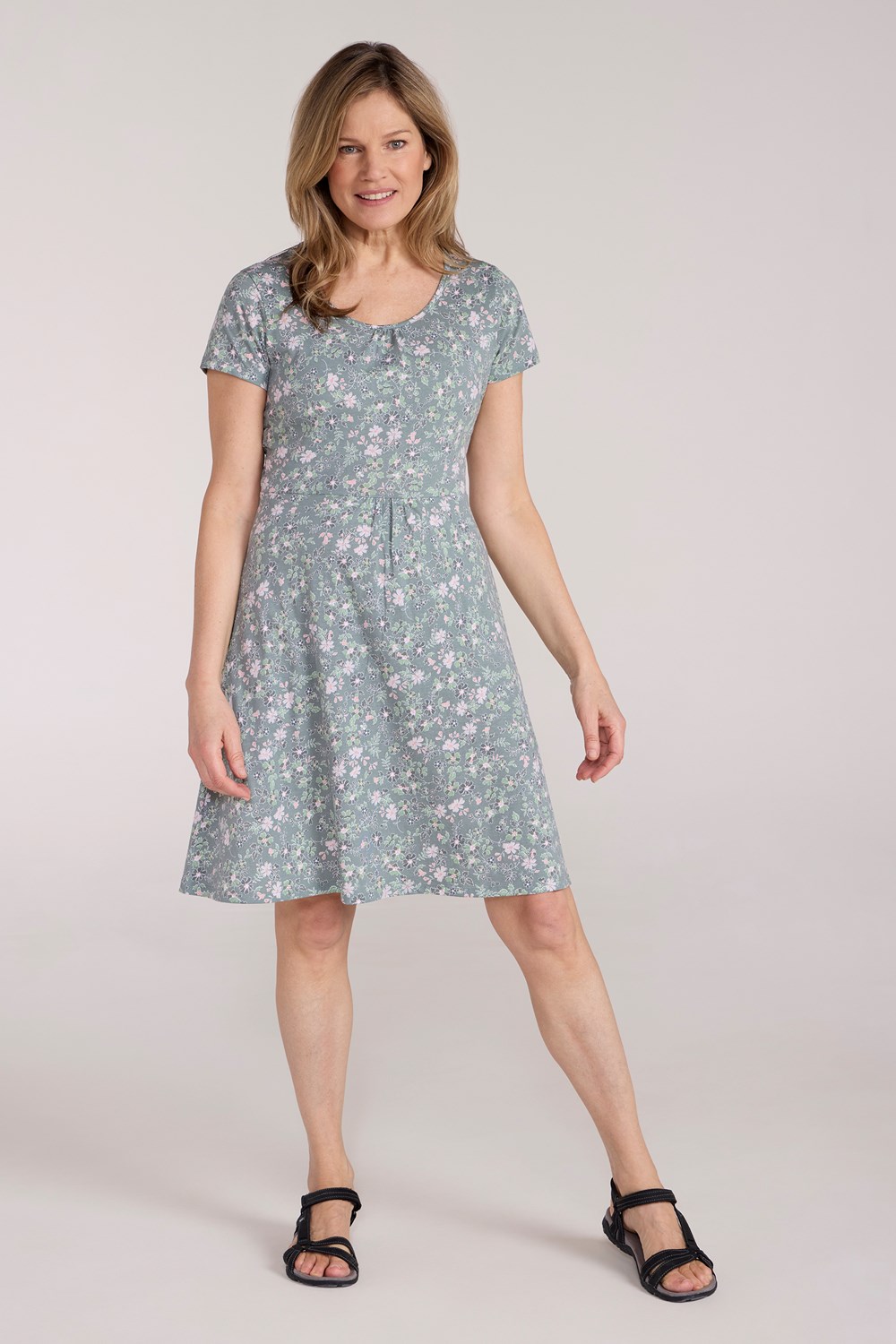 Mountain Warehouse Women's Essentials Lora Skater Dress Ladies Casual Outfit