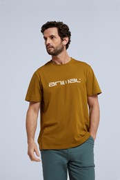 Tee-Shirt Décontracté Biologique Homme Leon Terre