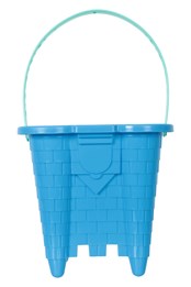 Large Moulded Sandcastle Bucket Blue