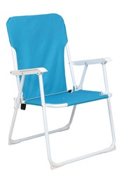 Lightweight Folding Chair With Backstraps Aqua