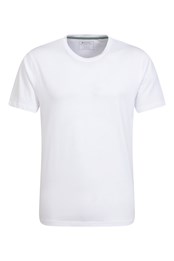 T-Shirt Col Ras Du Cou Homme Flint Blanc