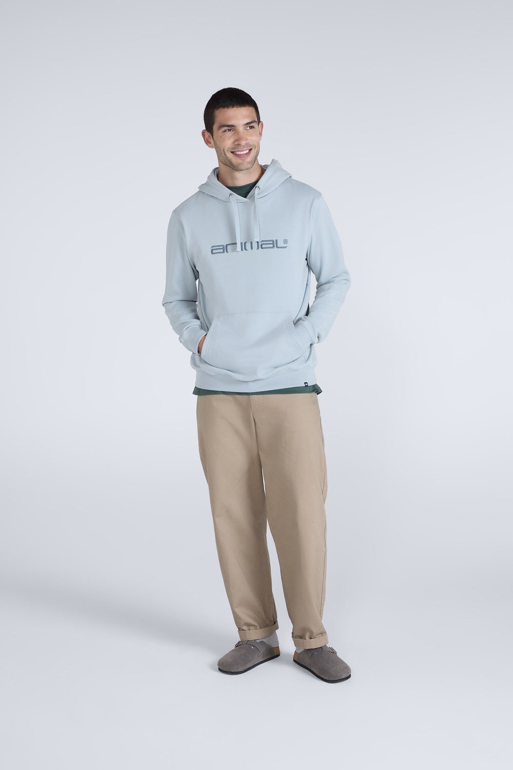 Animal Mens Driver Logo Hoodie Male Casual Relaxed Fit Cotton Sweatshirt - Picture 58 of 83