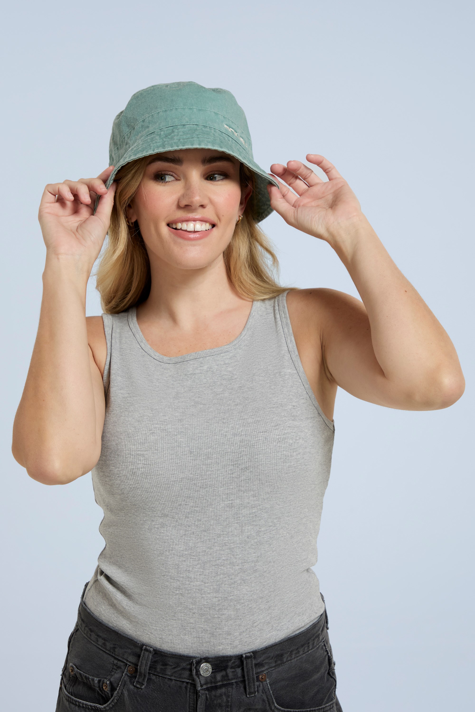 Indie Womens Organic Bucket Hat - Green