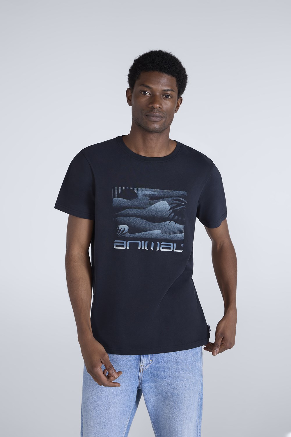 Animal Mens Jacob T-Shirt Cotton Relaxed Fit Short Sleeve Shirt Casual - Picture 20 of 236