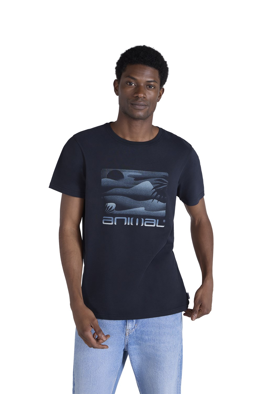 Animal Mens Jacob T-Shirt Cotton Relaxed Fit Short Sleeve Shirt Casual - Picture 25 of 236