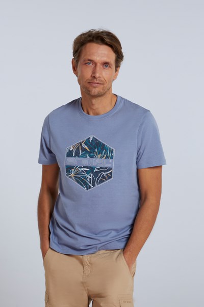 Jacob Mens Organic T-Shirt - Blue