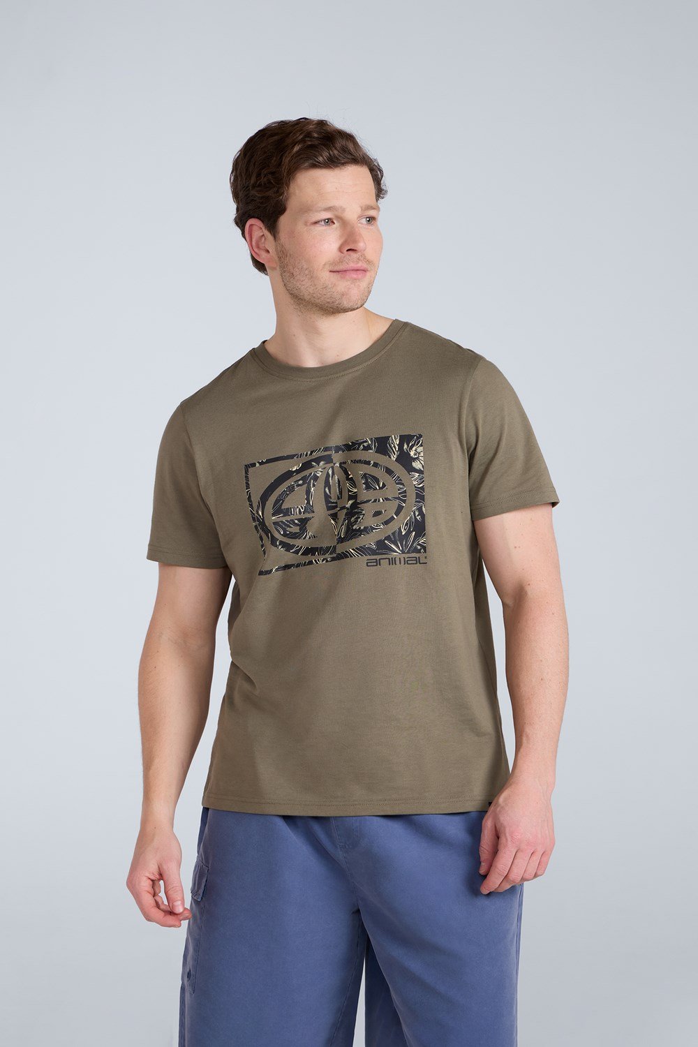 Animal Mens Jacob T-Shirt Cotton Relaxed Fit Short Sleeve Shirt Casual - Picture 79 of 236