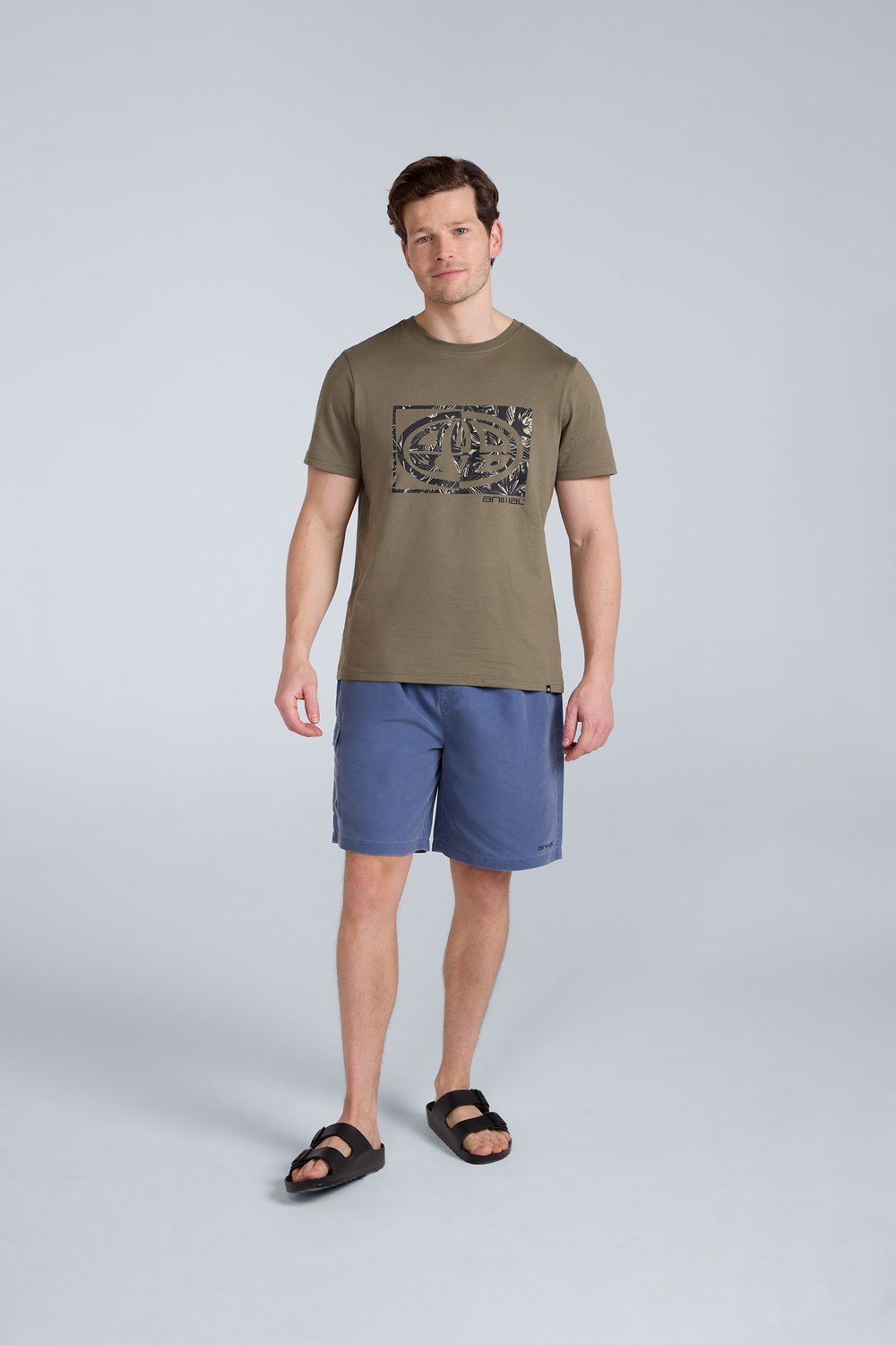 Animal Mens Jacob T-Shirt Cotton Relaxed Fit Short Sleeve Shirt Casual - Picture 81 of 236