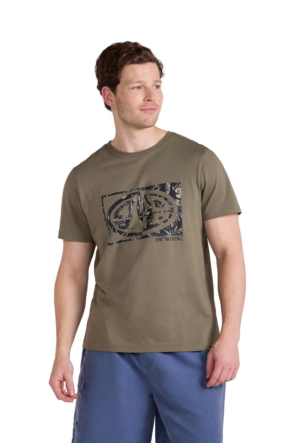 Animal Mens Jacob T-Shirt Cotton Relaxed Fit Short Sleeve Shirt Casual - Picture 90 of 236