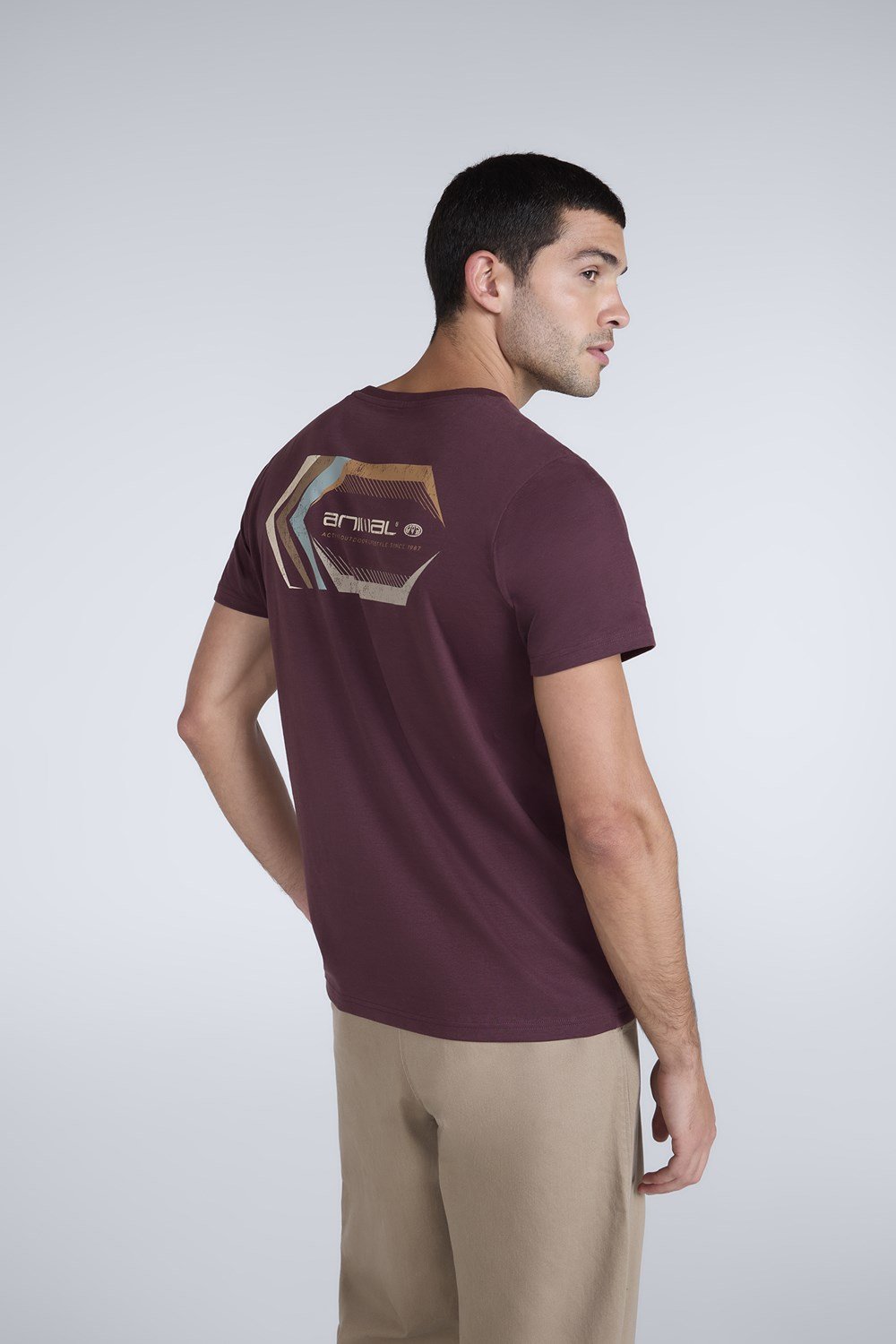 Animal Mens Jacob T-Shirt Cotton Relaxed Fit Short Sleeve Shirt Casual - Picture 173 of 236