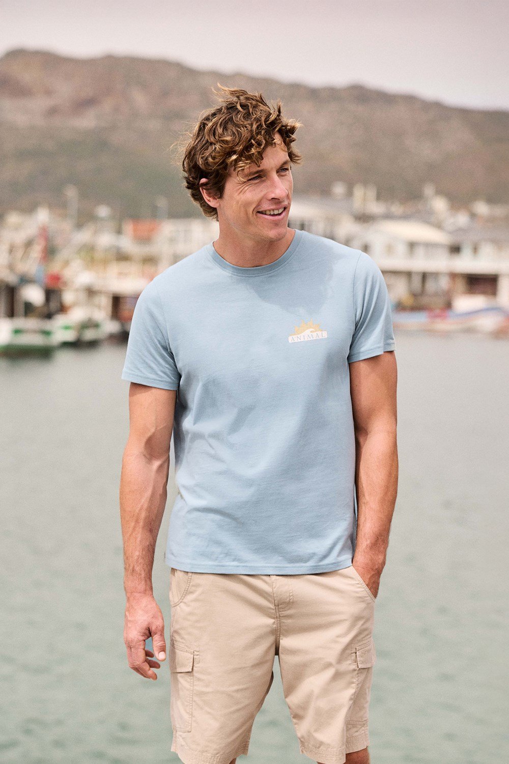 Animal Mens Jacob T-Shirt Cotton Relaxed Fit Short Sleeve Shirt Casual - Picture 116 of 236