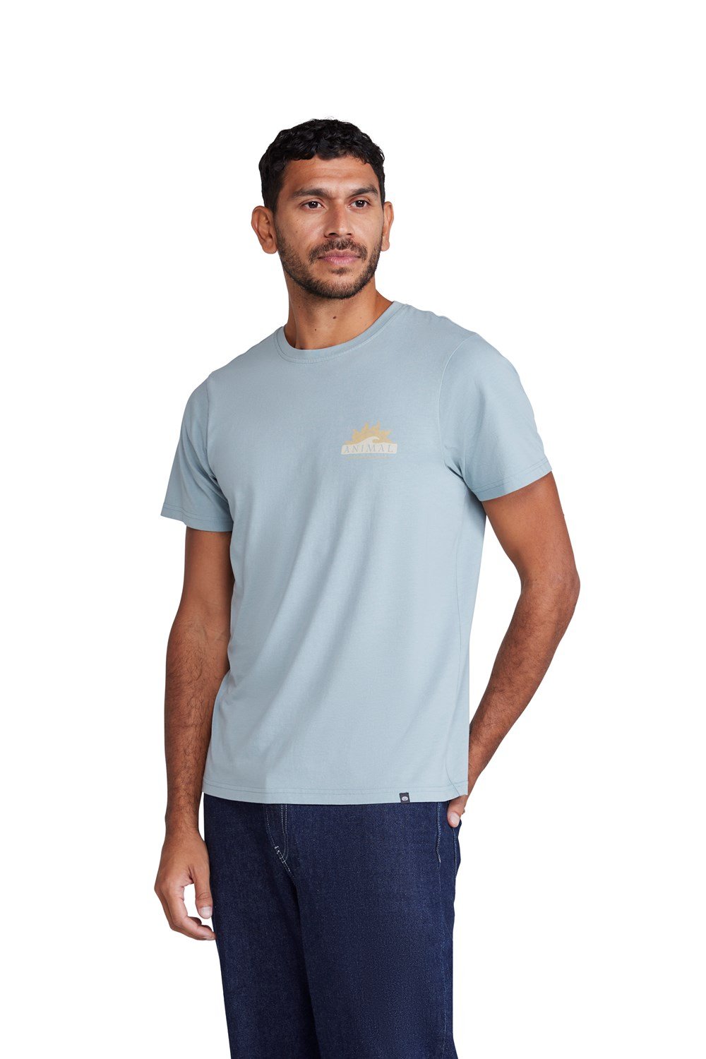 Animal Mens Jacob T-Shirt Cotton Relaxed Fit Short Sleeve Shirt Casual - Picture 122 of 236