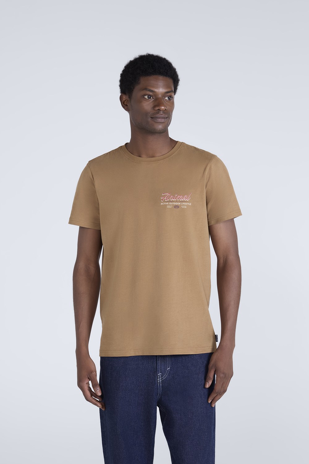 Animal Mens Jacob T-Shirt Cotton Relaxed Fit Short Sleeve Shirt Casual - Picture 123 of 236